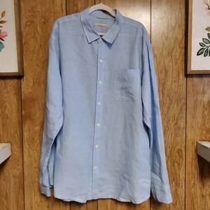 Tommy Bahama | Linen Long Sleeve Button Down Shirt | Size XXL